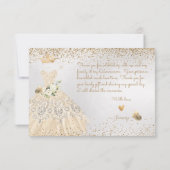 キンセアニェラサンキューシルバフェイクーグリッターガウン  サンキューカード (裏面)