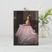 キンセアニェラサンキューフォトカード サンキューカード (スタンド正面)