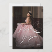 キンセアニェラサンキューフォトカード 案内状 (正面)