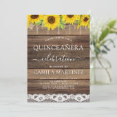 キンセアニェラサンフラワー素朴ファームハウス 招待状 (スタンド正面)