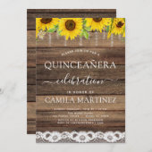 キンセアニェラサンフラワー素朴ファームハウス 招待状 (正面/裏面)