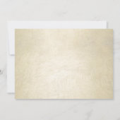 キンセアニェラシック金ゴールドパープルドレスオン金ゴールドパーティーI 招待状 (裏面)