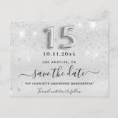 キンセアニェラシルバーグリッターきらめく華やかな 案内ポストカード (正面)