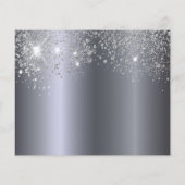 キンセアニェラシルバーグリッターは日付を保存 (裏面)