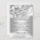 キンセアニェラシルバースパークルマスカレードパーティー 招待状 (裏面)