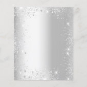 キンセアニェラシルバードレスグリッター予算の招待 チラシ (裏面)