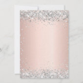 キンセアニェラシルバーバラ金ゴールド赤面贅沢 招待状 (裏面)