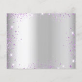 キンセアニェラシルバーパープル予算は日付を保存 チラシ (裏面)