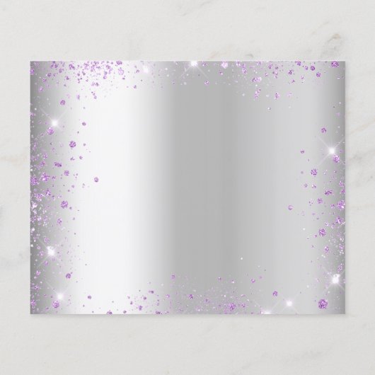 キンセアニェラシルバーパープル予算は日付を保存 チラシ (裏面)