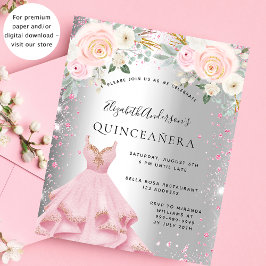 キンセアニェラシルバーピンクのドレスの予算