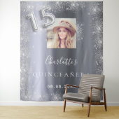 キンセアニェラシルバーフォトグリッターへようこそ タペストリー (インサイチュ)