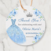 キンセアニェラシルバーブルーフローラガウン フェイバータグ (裏面)