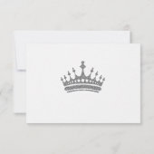 キンセアニェラシルバーブルーフローラガウン 出欠カード (裏面)