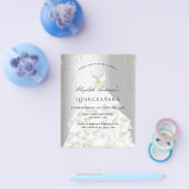 キンセアニェラシルバー金ゴールドドレスの予算案 チラシ (シングル)