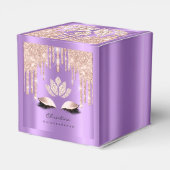 キンセアニェラススイート16ブライダルバラパープルスパーク フェイバーボックス (裏面サイド)