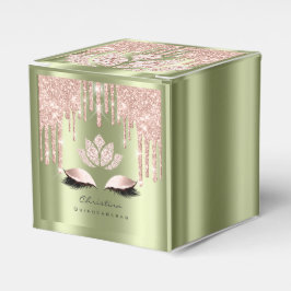 キンセアニェラススイート16ブライダルバラミントグリーン フェイバーボックス