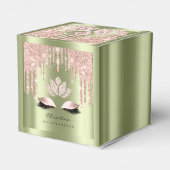 キンセアニェラススイート16ブライダルバラミントグリーン フェイバーボックス (裏面サイド)