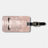 キンセアニェラススウィート16ブライダルスパークリディアモードドリップ ラゲッジタグ (正面横)