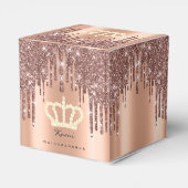 キンセアニェラススウィート16ブライダルバラカミ王室の フェイバーボックス (裏面サイド)