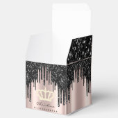 キンセアニェラススウィート16ブライダルバラクラウンブラック フェイバーボックス (オープン)