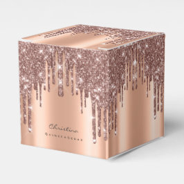 キンセアニェラススウィート16thブライダルバラグリッター フェイバーボックス