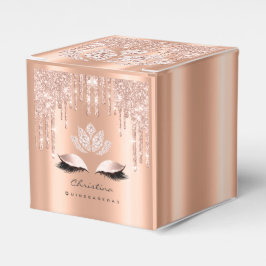 キンセアニェラススウィート16thブライダルバラドリップグリッター フェイバーボックス