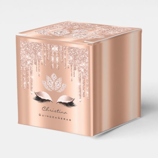 キンセアニェラススウィート16thブライダルバラドリップグリッター フェイバーボックス (正面サイド)