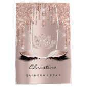 キンセアニェラススウィート16th 15ブライダルスパークリディアモッド ミディアムペーパーバッグ (裏面)