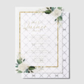 キンセアニェラスペインの文言ピンク金ゴールド ベラム紙招待状 (オフセット (招待状))