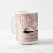 キンセアニェラス甘い16ブライダルシャワーメイクアップラッシュ コーヒーマグカップ (正面左)