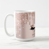 キンセアニェラス甘い16ブライダルシャワーメイクアップラッシュ コーヒーマグカップ (左)
