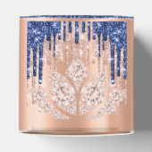 キンセアニェラス甘い16ブライダルバラドリップスブルー フェイバーボックス (上部)