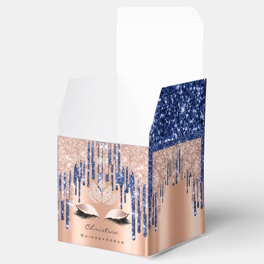 キンセアニェラス甘い16ブライダルバラドリップスブルー フェイバーボックス (オープン)