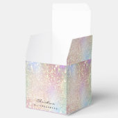 キンセアニェラス甘い16ブライダルバラホログラフィック フェイバーボックス (オープン)