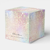 キンセアニェラス甘い16ブライダルバラホログラフィック フェイバーボックス (裏面サイド)