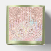 キンセアニェラス甘い16ブライダルバラミントホログラフ フェイバーボックス (上部)