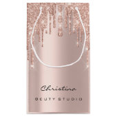 キンセアニェラス甘い16ブライダルメイクアップまばたきが好き スモールペーパーバッグ (裏面)