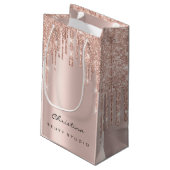 キンセアニェラス甘い16ブライダルメイクアップまばたきが好き スモールペーパーバッグ (裏面アングル)