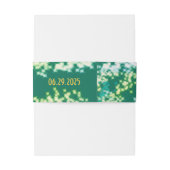 キンセアニェラセージグリーンエレガントプリンセス 招待状ベリーバンド (裏面例)