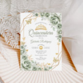 キンセアニェラセージグリーンフローラ金ゴールド 招待状