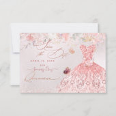 キンセアニェラセーブザデート赤面ピンクドレス セーブザデート (正面)