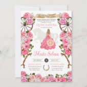 キンセアニェラチャロピエレガントックローズウエスタンフローラ 招待状 (正面)