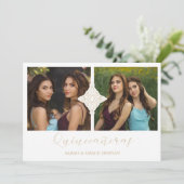 キンセアニェラツインズ2フォトオーナメントゴフェイクールデン 招待状 (スタンド正面)