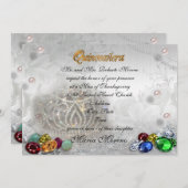 キンセアニェラティアラ招待 招待状 (正面/裏面)