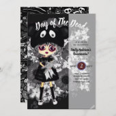 キンセアニェラデイオブザデッドゴシックガールシュガースカル 招待状 (正面/裏面)