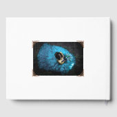 キンセアニェラネイビーブルーガウンString Lights写真 ゲストブック (裏面)