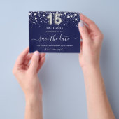 キンセアニェラネイビーブルーシルバー救スターズ日付予算 チラシ (手)