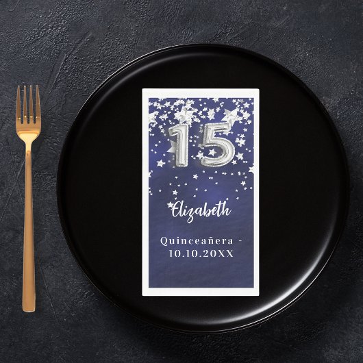 キンセアニェラネイビーブルーシルバー