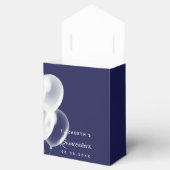 キンセアニェラネイビーブルーホワイト感謝していバルーンユー フェイバーボックス (オープン)