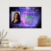 キンセアニェラネオンアンダーザスターズ銀河系カンス ポスター (キッチン)